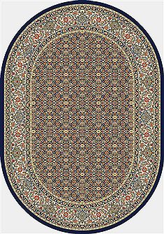 Dynamic ANCIENT GARDEN Blue Oval 3x5 ft  Carpet 68775