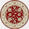 dynamic_rug_ancient_garden_collection_synthetic_red_round_area_rug_69160
