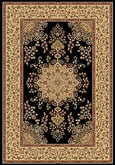 Dynamic BRILLIANT Black Rectangle 5x8 ft  Carpet 69295