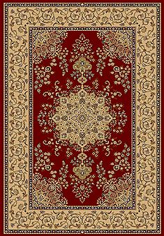 Dynamic BRILLIANT Red Rectangle 5x8 ft  Carpet 69296
