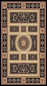 Dynamic LEGACY Black Rectangle 9x13 ft  Carpet 70578