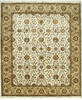 Jaipur White Hand Knotted 60 X 90  Area Rug 901-75613 Thumb 0