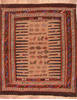 Kilim Red Square Hand Knotted 33 X 33  Area Rug 100-76564 Thumb 0