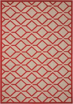 Nourison ALOHA Red Rectangle 10x13 ft polypropylene Carpet 95879
