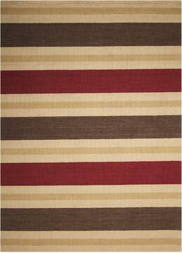 Nourison Oxford Brown Rectangle 8x11 ft Wool Carpet 96590