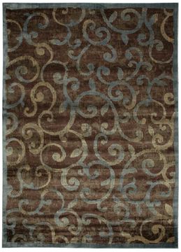 Nourison EXPRESSIONS Multicolor Rectangle 10x13 ft polyester Carpet 97835