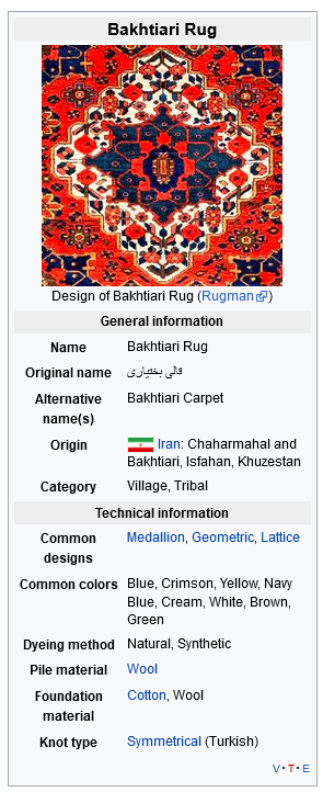 Bakhtiari Rug Bakhtiari Rug