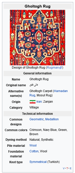 Gholtogh Rug Gholtogh Rug