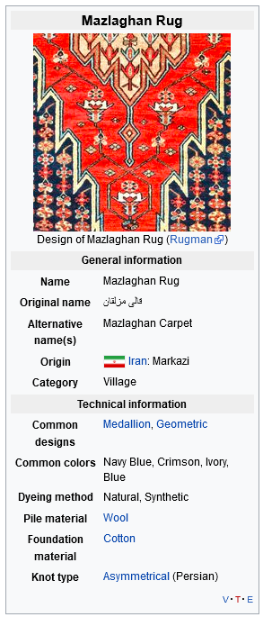 Mazlaghan Rug Mazlaghan Rug