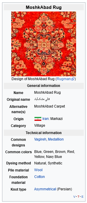 Moshkabad Rug Moshkabad Rug