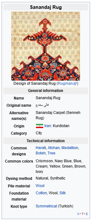 Sanandaj Rug Sanandaj Rug
