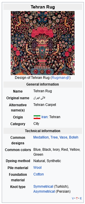 Tehran Rug Tehran Rug