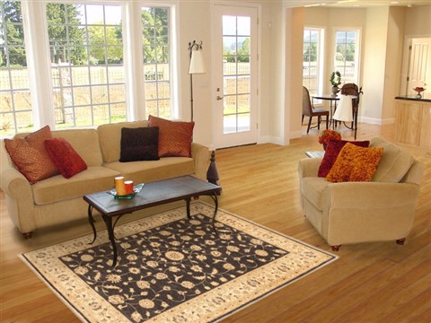 Chobi Black Hand Knotted 40 X 60 Area Rug 100-10506 Image 5
