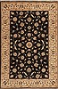 Chobi Black Hand Knotted 40 X 60  Area Rug 100-10506 Thumb 0