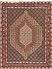 Sanandaj Brown Hand Knotted 42 X 52  Area Rug 100-10508 Thumb 0