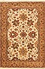 Bhadohi Beige Hand Knotted 40 X 60  Area Rug 100-10510 Thumb 0