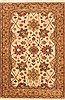 Bhadohi Beige Hand Knotted 40 X 60 Area Rug 100-10510 Thumb 0