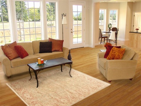 Oushak Green Hand Knotted 40 X 60 Area Rug 100-10512 Image 5