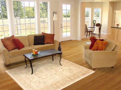 Oushak Beige Hand Knotted 40 X 60 Area Rug 100-10518 Image 5