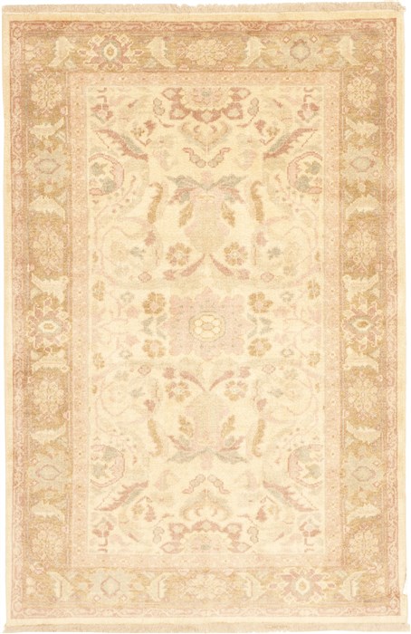 Oushak Beige Hand Knotted 40 X 60 Area Rug 100-10518 Image 0