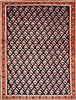 Shahre Babak Blue Hand Knotted 42 X 56  Area Rug 100-10519 Thumb 0