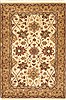 Bhadohi Beige Hand Knotted 40 X 60  Area Rug 100-10520 Thumb 0