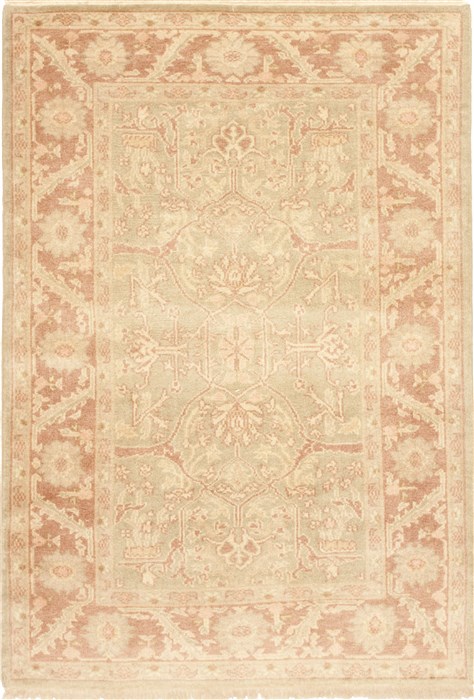 Oushak Purple Hand Knotted 42 X 60 Area Rug 100-10521 Image 0