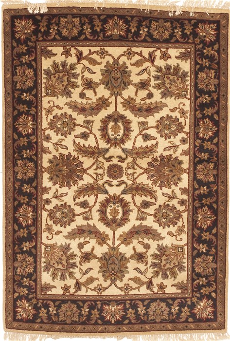 Jaipur White Hand Knotted 40 X 60 Area Rug 100-10530 Image 0