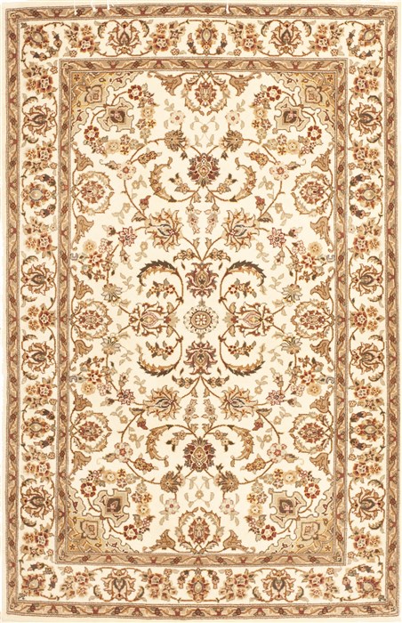 Sino-Persian Beige Hand Knotted 39 X 59 Area Rug 100-10532 Image 0