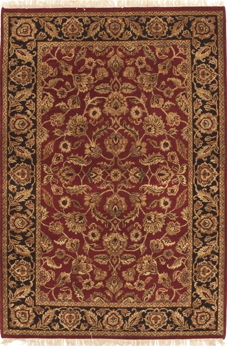 Jaipur Red Hand Knotted 40 X 60 Area Rug 100-10533 Image 0