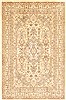 Pak-Persian Beige Hand Knotted 40 X 63  Area Rug 100-10538 Thumb 0