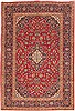 Kashan Red Hand Knotted 66 X 99  Area Rug 100-10542 Thumb 0