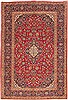 Kashan Red Hand Knotted 66 X 99  Area Rug 100-10542 Thumb 0
