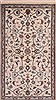 Nain White Hand Knotted 39 X 68  Area Rug 100-10547 Thumb 0