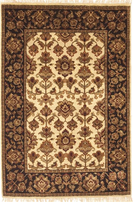 Jaipur Beige Hand Knotted 40 X 60 Area Rug 100-10556 Image 0