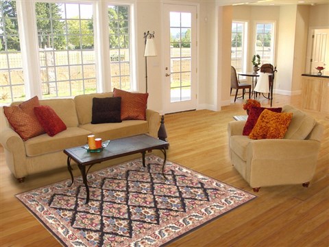 Mashad Multicolor Hand Knotted 40 X 59 Area Rug 100-10559 Image 5