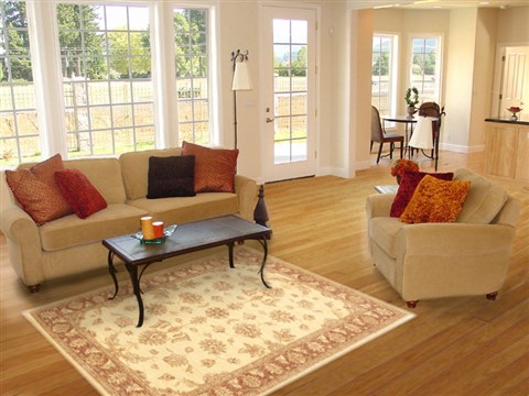 Chobi Beige Hand Knotted 42 X 62 Area Rug 100-10563 Image 11