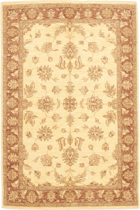 Chobi Beige Hand Knotted 42 X 62 Area Rug 100-10563 Image 0