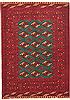 Turkman Green Hand Knotted 40 X 59  Area Rug 100-10570 Thumb 0