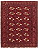 Turkman Red Hand Knotted 42 X 53  Area Rug 100-10571 Thumb 0