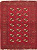 Turkman Red Hand Knotted 311 X 52  Area Rug 100-10572 Thumb 0