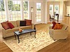 Chobi Beige Hand Knotted 80 X 98  Area Rug 100-10577 Thumb 4