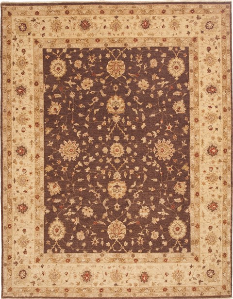 Chobi Brown Hand Knotted 711 X 102 Area Rug 100-10585 Image 0