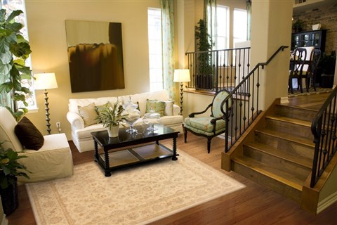 Chobi Beige Hand Knotted 80 X 103 Area Rug 100-10589 Image 3