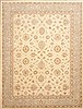 Chobi Beige Hand Knotted 90 X 119 Area Rug 100-10591 Thumb 0