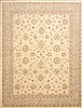 Chobi Beige Hand Knotted 90 X 119  Area Rug 100-10591 Thumb 0