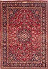 Mashad Red Hand Knotted 80 X 1111  Area Rug 100-10593 Thumb 0