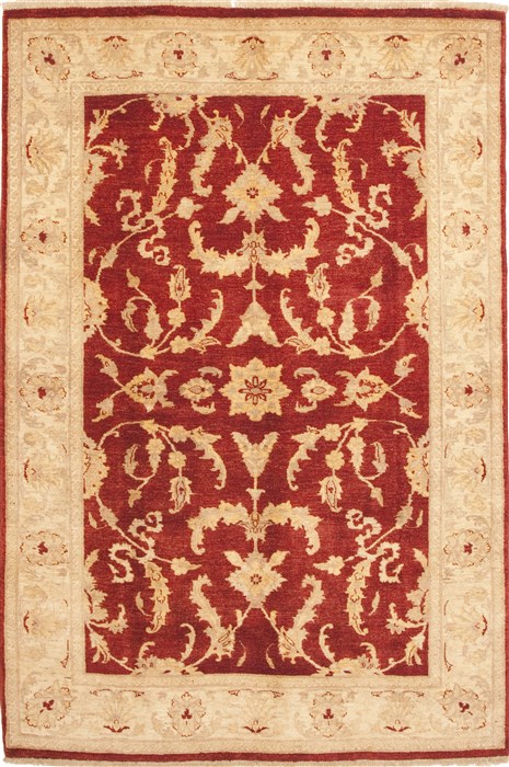 Chobi Red Hand Knotted 56 X 83  Area Rug 100-10595 Image 0