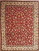 Tabriz Red Hand Knotted 93 X 122 Area Rug 100-10598 Thumb 0