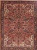 Heriz Red Hand Knotted 95 X 128  Area Rug 100-10599 Thumb 0